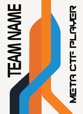 Competitor badge, front