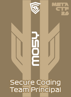 Secure Coding team principal badge, front