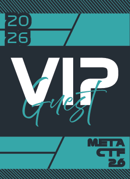 VIP guest badge, front